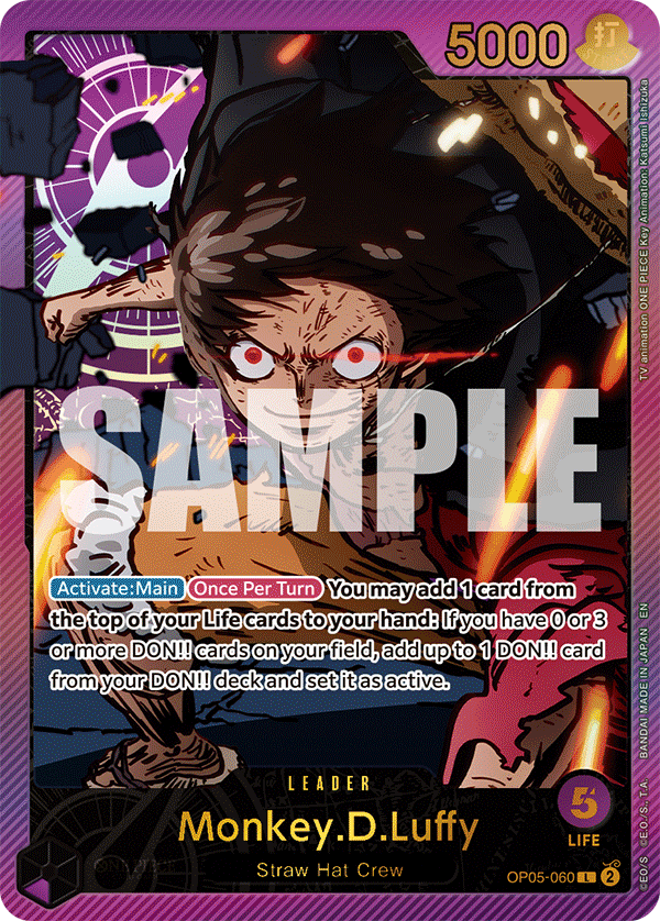 Monkey.D.Luffy (SPR) OP05-060_p4 One Piece TCG
