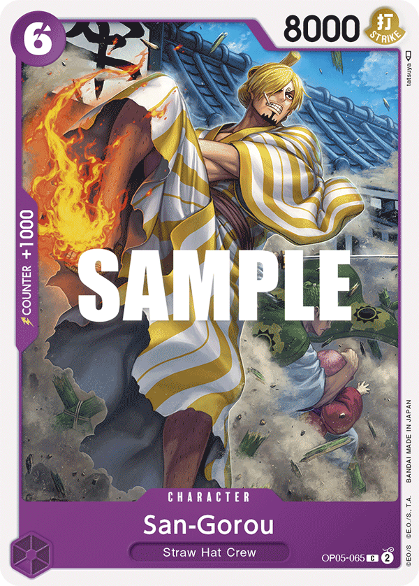 San-Gorou OP05-065 One Piece TCG