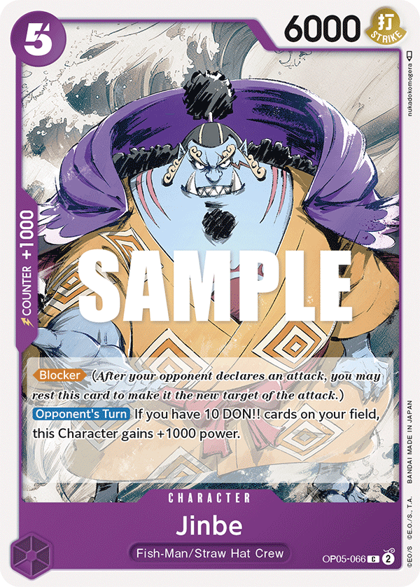 Jinbe OP05-066 One Piece TCG