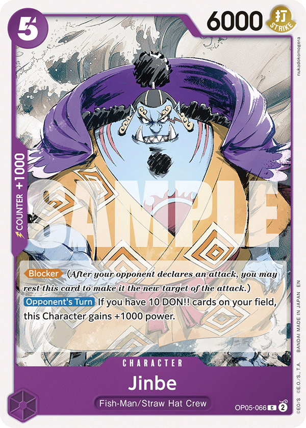 Jinbe (Reprint) OP05-066_r2 One Piece TCG