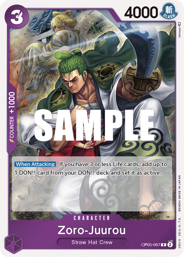 Zoro-Juurou OP05-067 One Piece TCG