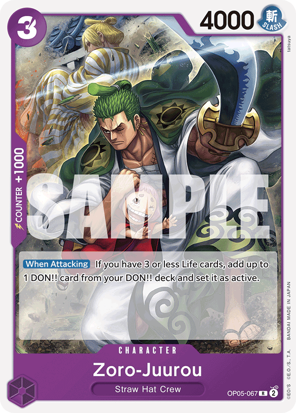 Zoro-Juurou (OP05-067) OP05-067_r1 One Piece TCG