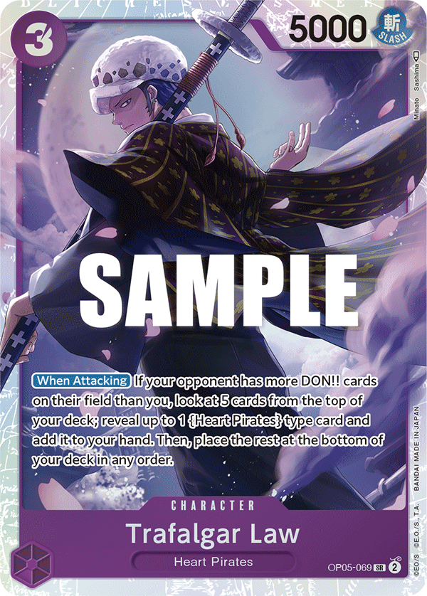Trafalgar Law (069) OP05-069 One Piece TCG