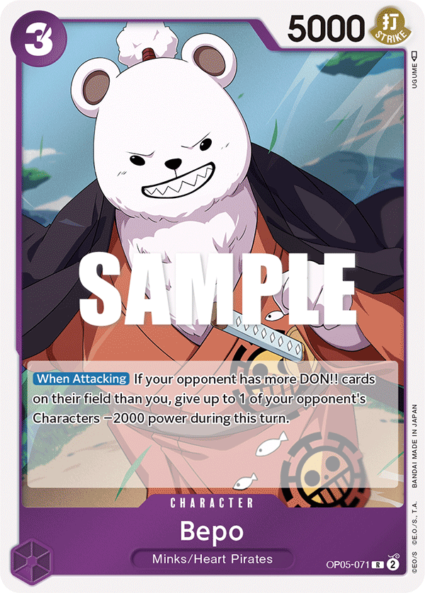 Bepo OP05-071 One Piece TCG