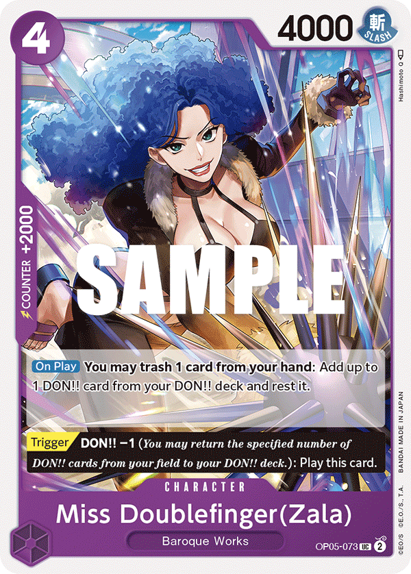 Miss Doublefinger(Zala) OP05-073 One Piece TCG
