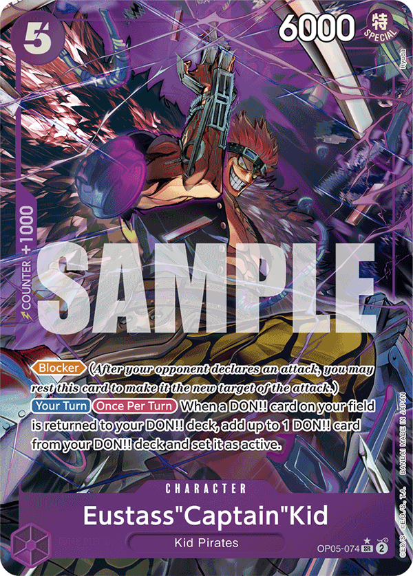 Eustass"Captain"Kid (OP05-074) (Alternate Art) OP05-074_p5 One Piece TCG