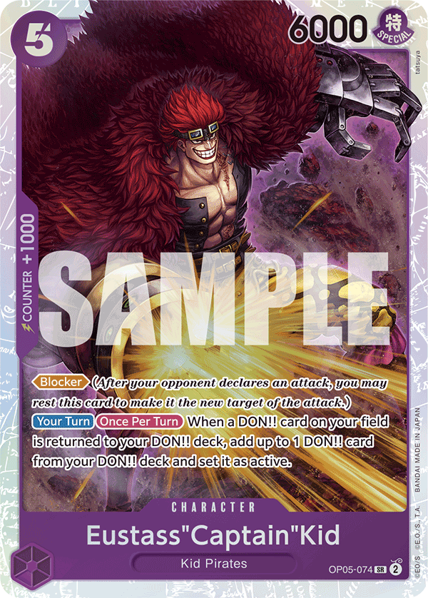 Eustass"Captain"Kid (Reprint) OP05-074_r1 One Piece TCG