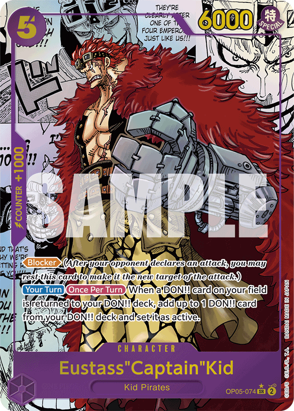 Eustass"Captain"Kid (OP05-074) (Manga) OP05-074_r2 One Piece TCG