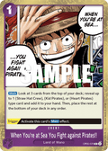 When You're at Sea You Fight against Pirates!! OP05-076 One Piece TCG