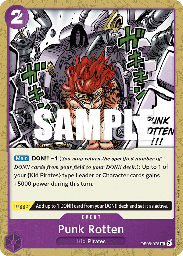 Punk Rotten OP05-078 One Piece TCG
