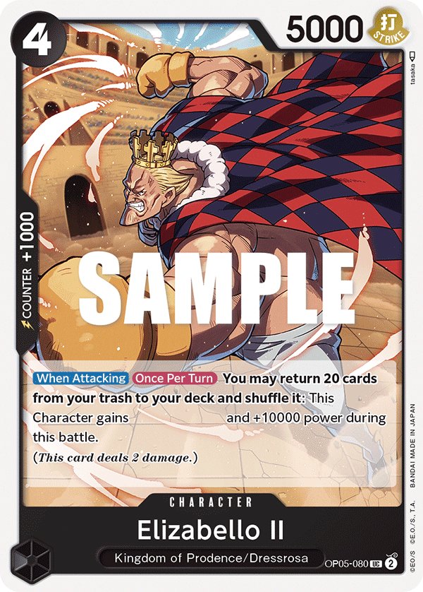 Elizabello II OP05-080 One Piece TCG