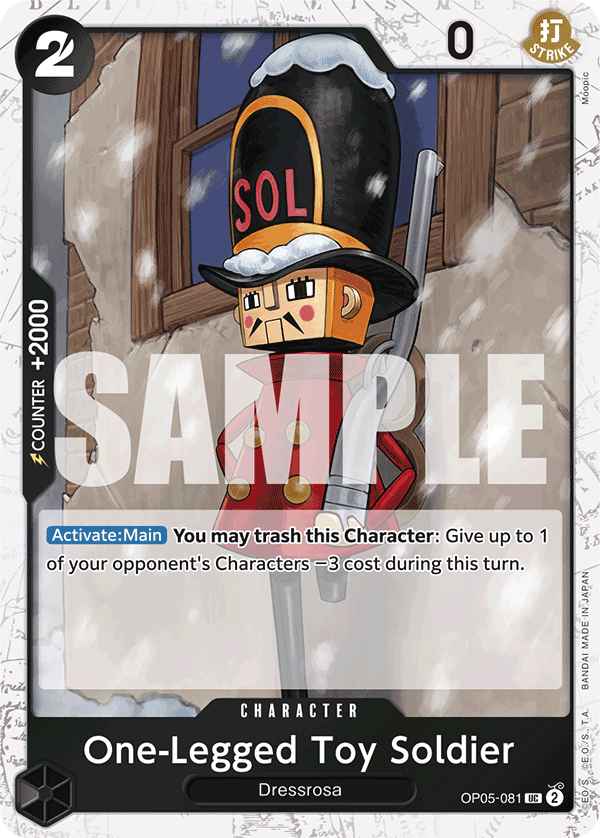 One-Legged Toy Soldier (Jolly Roger Foil) OP05-081_p2 One Piece TCG