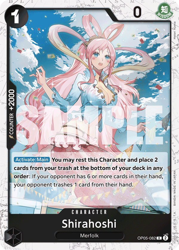 Shirahoshi (OP05-082) (Jolly Roger Foil) OP05-082_p2 One Piece TCG