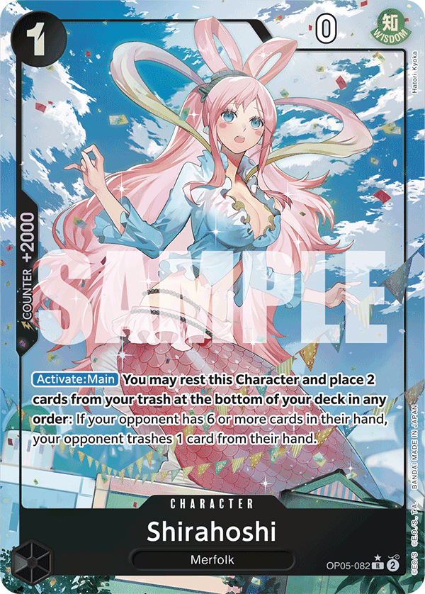 Shirahoshi (OP05-082) (Full Art) OP05-082_p3 One Piece TCG