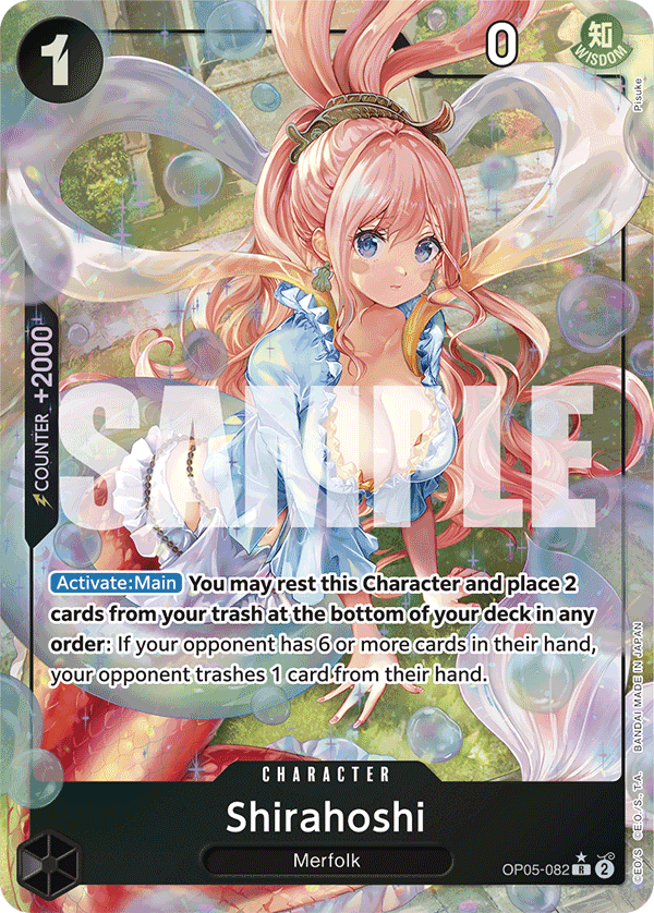 Shirahoshi (OP05-082) (Alternate Art) OP05-082_p4 One Piece TCG