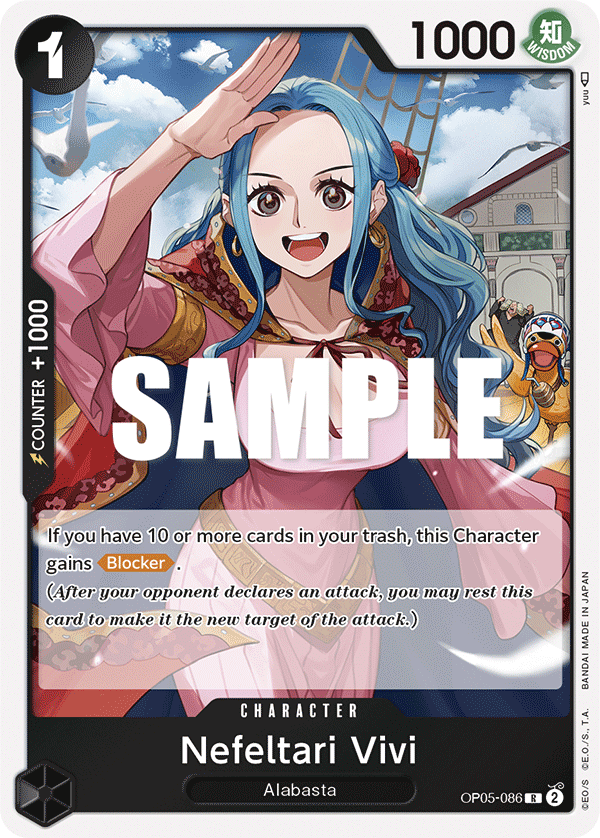 Nefeltari Vivi OP05-086 One Piece TCG