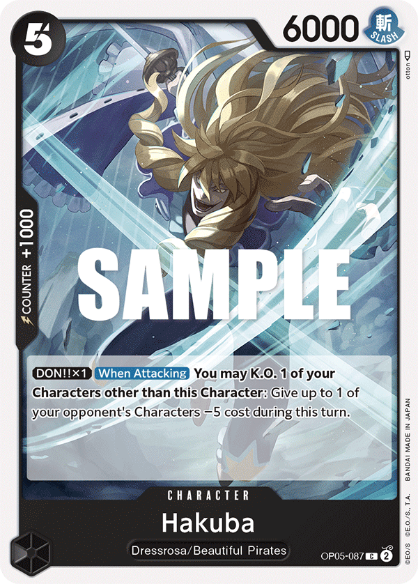 Hakuba OP05-087 One Piece TCG