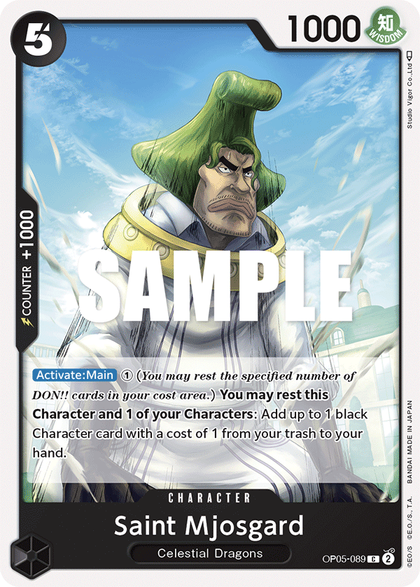 Saint Mjosgard OP05-089 One Piece TCG