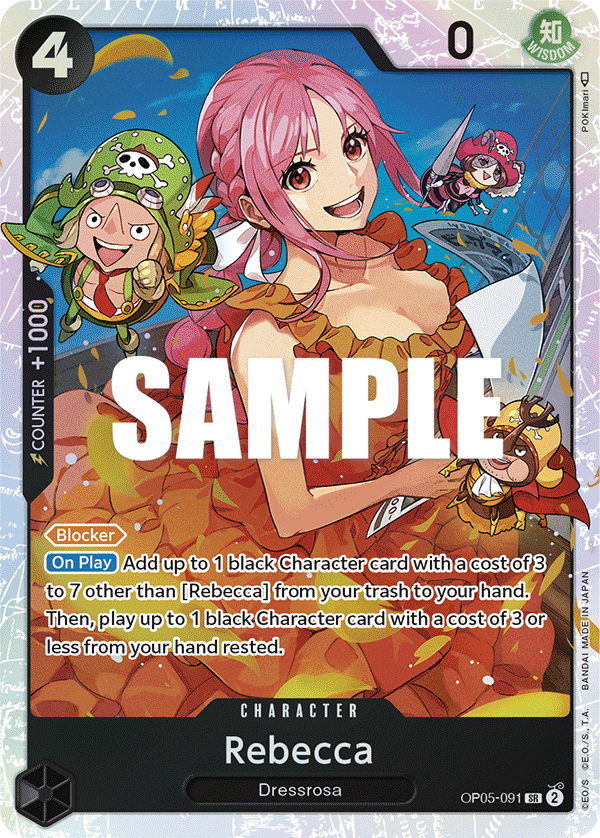 Rebecca OP05-091 One Piece TCG