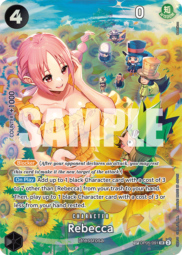 Rebecca (SP) OP05-091_p2 One Piece TCG