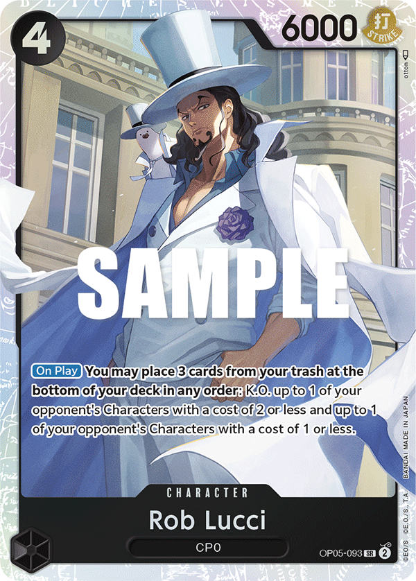 Rob Lucci (093) OP05-093 One Piece TCG