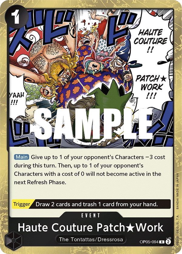 Haute Couture Patch Work OP05-094 One Piece TCG