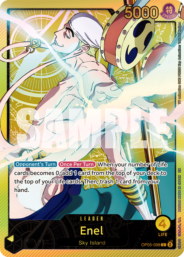 Enel (SPR) OP05-098_p2 One Piece TCG