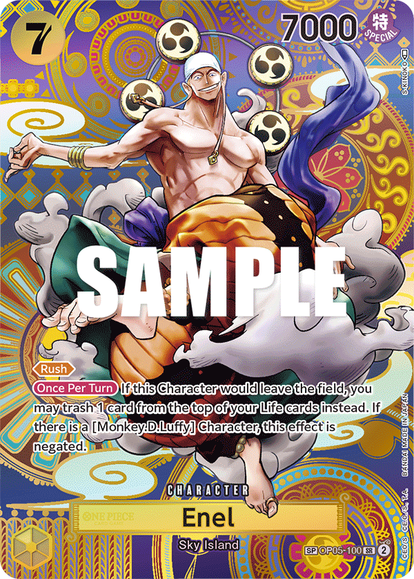 Enel (100) (SP) OP05-100_p2 One Piece TCG