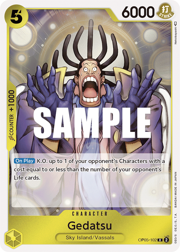 Gedatsu OP05-102 One Piece TCG