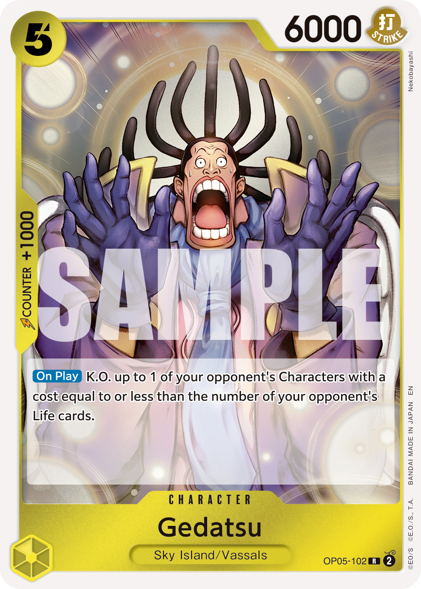 Gedatsu (Reprint) OP05-102_r1 One Piece TCG