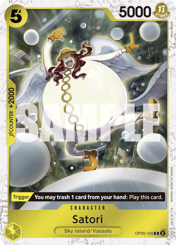 Satori (Jolly Roger Foil) OP05-105_p2 One Piece TCG