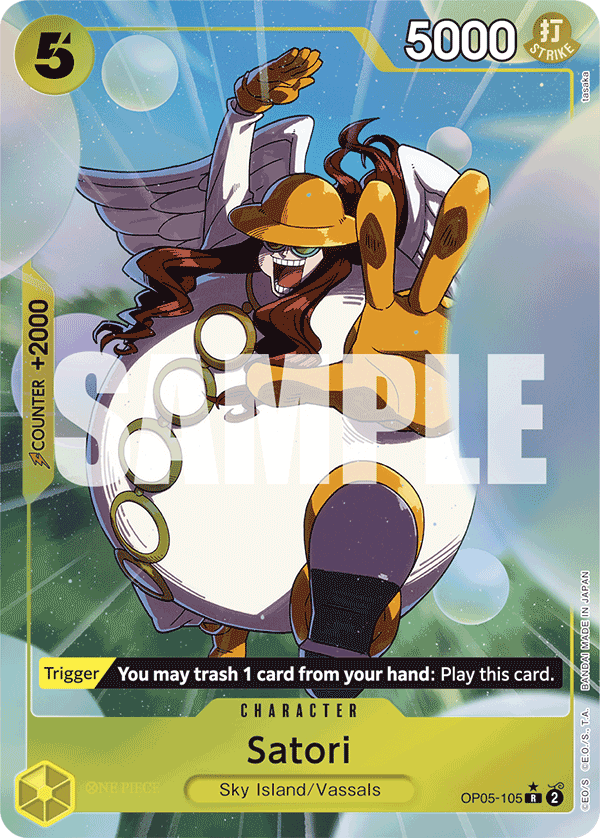 Satori (Alternate Art) OP05-105_p4 One Piece TCG