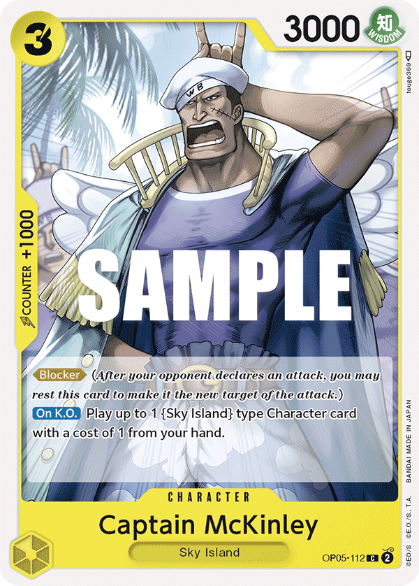 Captain McKinley OP05-112 One Piece TCG