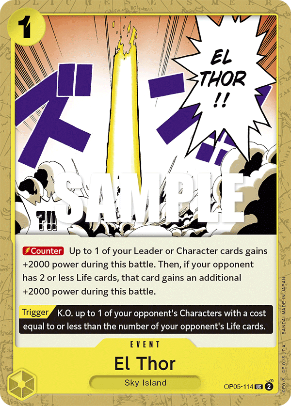 El Thor OP05-114 One Piece TCG