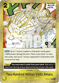 Two-Hundred Million Volts Amaru OP05-115_r1 One Piece TCG