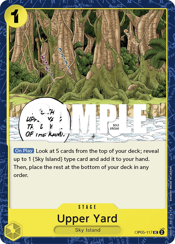 Upper Yard OP05-117 One Piece TCG