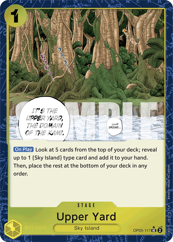 Upper Yard (Textured Foil) OP05-117_p3 One Piece TCG