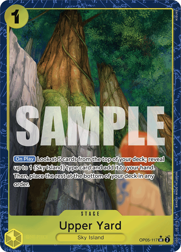 Upper Yard (Alternate Art) OP05-117_p4 One Piece TCG