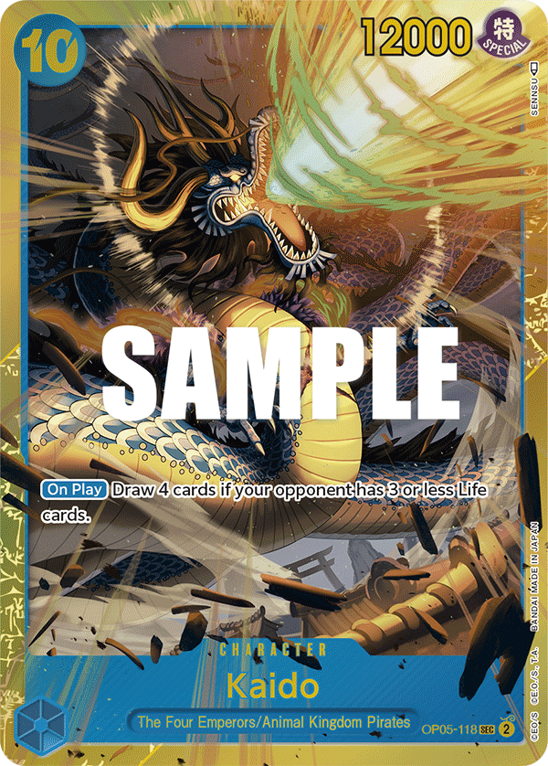 Kaido (118) OP05-118 One Piece TCG