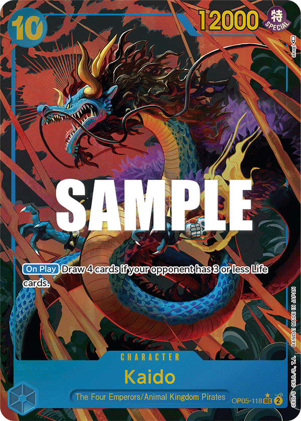 Kaido (118) (Alternate Art) OP05-118_p1 One Piece TCG