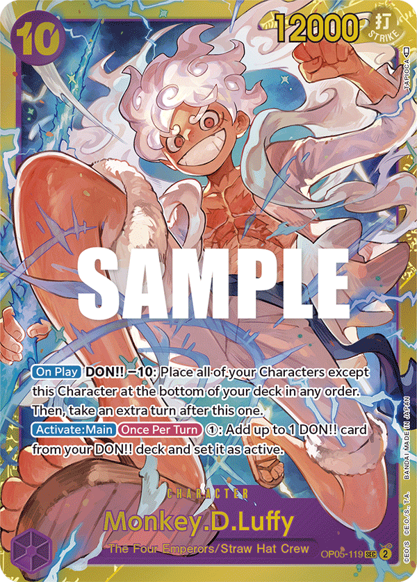 Monkey.D.Luffy (119) OP05-119 One Piece TCG