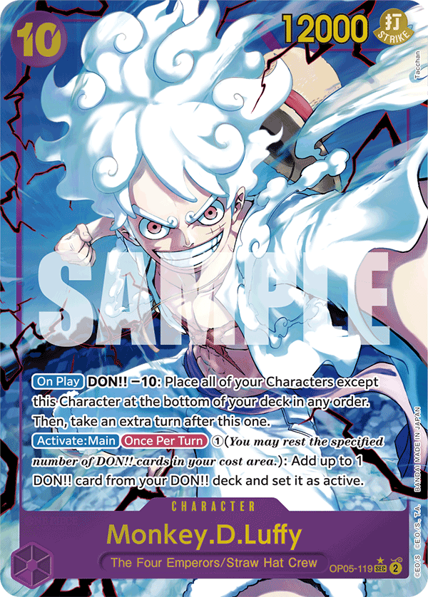 Monkey.D.Luffy (OP05-119) (Alternate Art) OP05-119_p4 One Piece TCG
