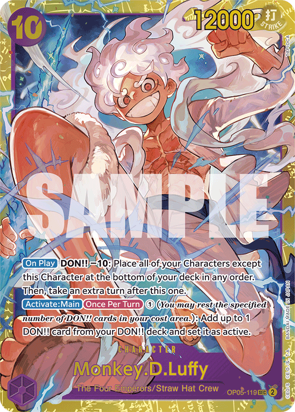 Monkey.D.Luffy (OP05-119) (Reprint) OP05-119_r1 One Piece TCG