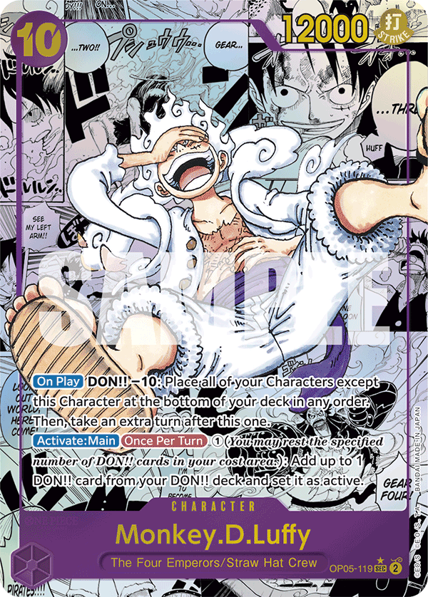 Monkey.D.Luffy (OP05-119) (Manga) OP05-119_r2 One Piece TCG