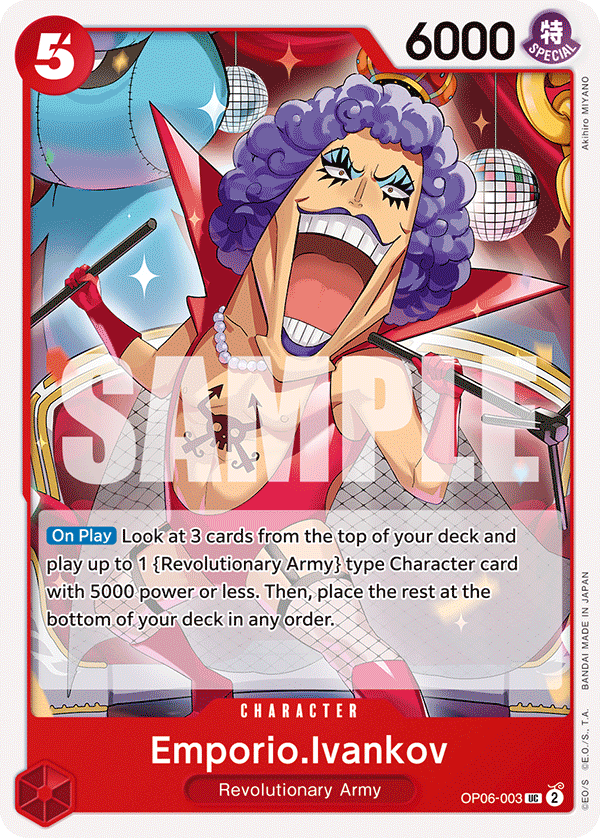 Emporio.Ivankov OP06-003 One Piece TCG