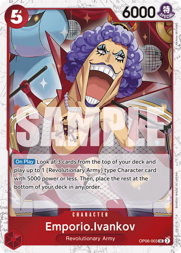 Emporio.Ivankov (Jolly Roger Foil) OP06-003_p2 One Piece TCG