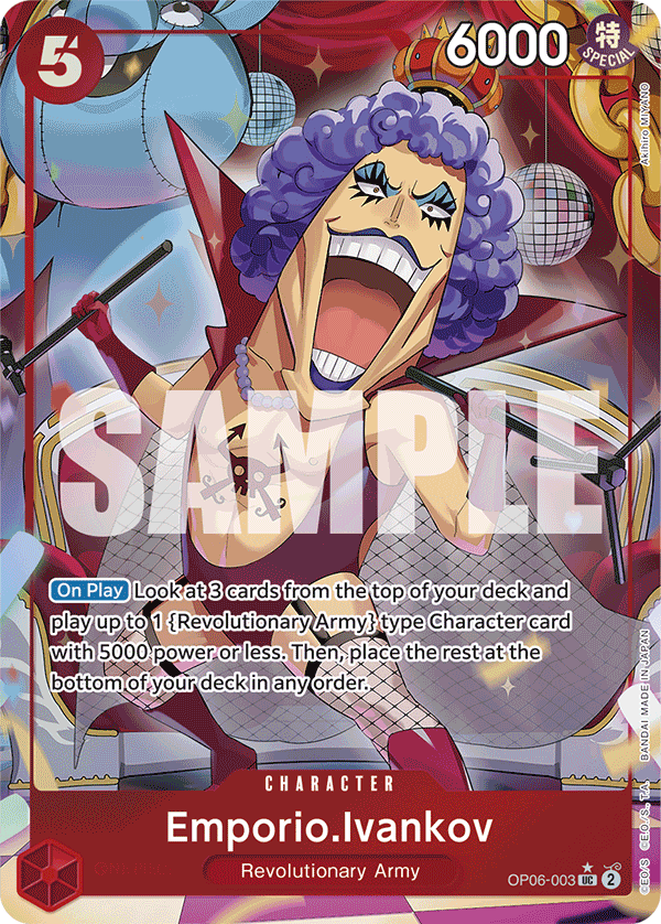 Emporio.Ivankov (Full Art) OP06-003_p3 One Piece TCG