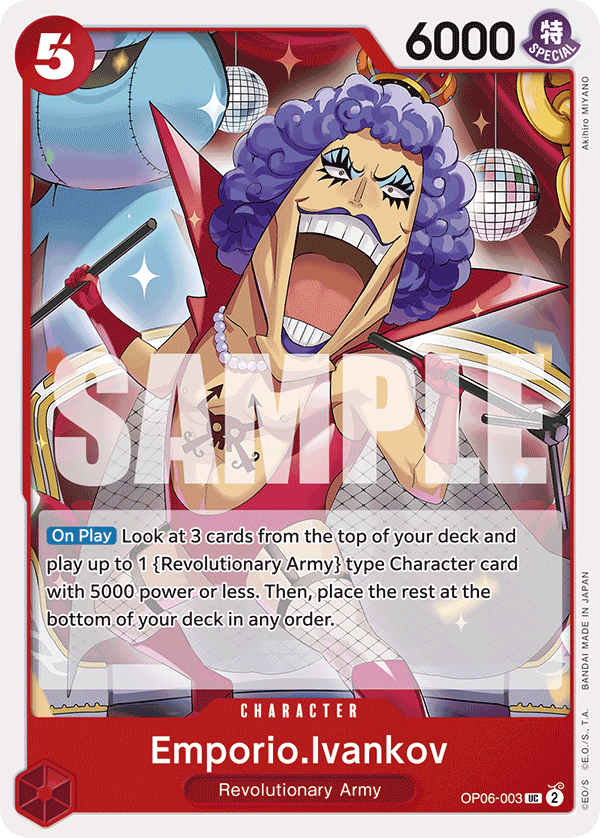Emporio.Ivankov OP06-003_r1 One Piece TCG