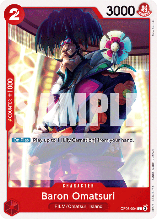 Baron Omatsuri OP06-004 One Piece TCG
