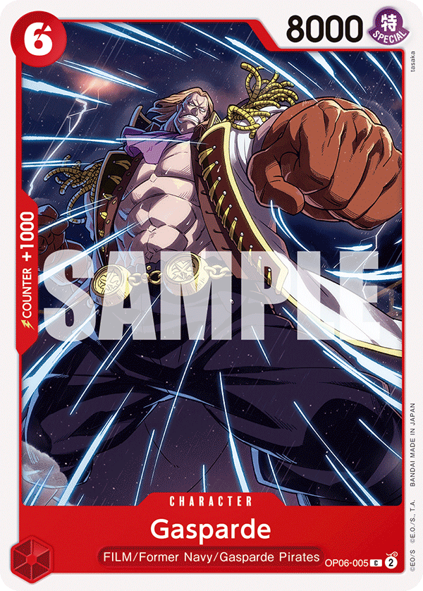 Gasparde OP06-005 One Piece TCG